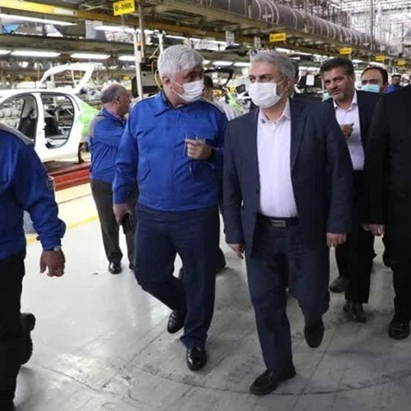 در حاشیه بازدید نظارتی وزیر صمت از روند تولید و تحویل خودرو به مشتریان مطرح شد تولید ایران خودرو به ۲۹۰۰ دستگاه در روز می‌رسد